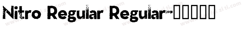 Nitro Regular Regular字体转换